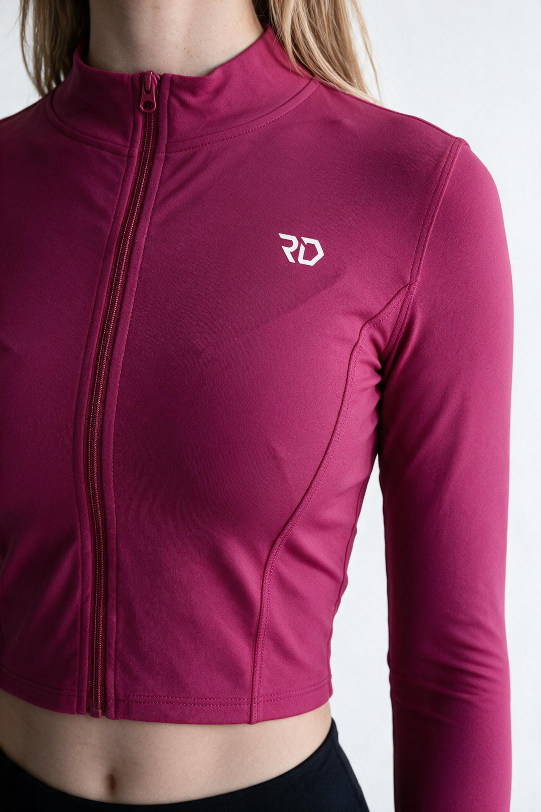 AURA FIT – Giacca Tecnica Donna con Zip Fucsia