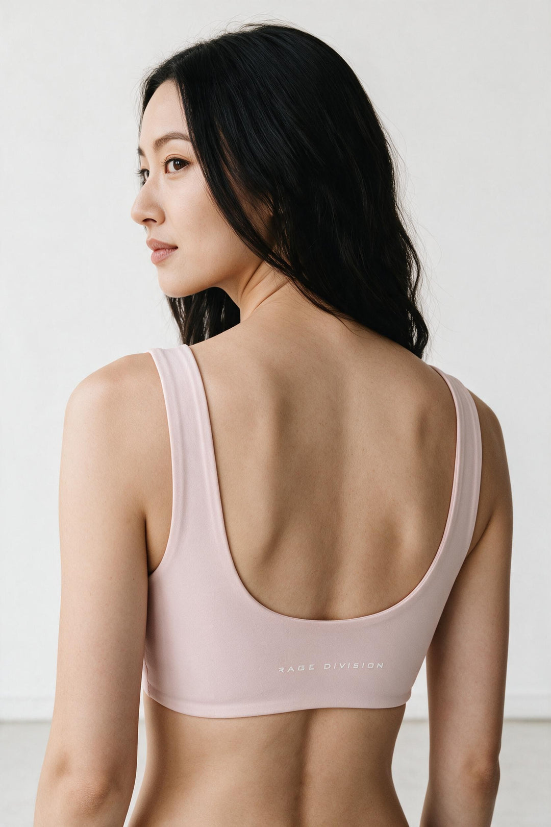 AURA V-NECK – Top Sportivo  Rosa Cipria