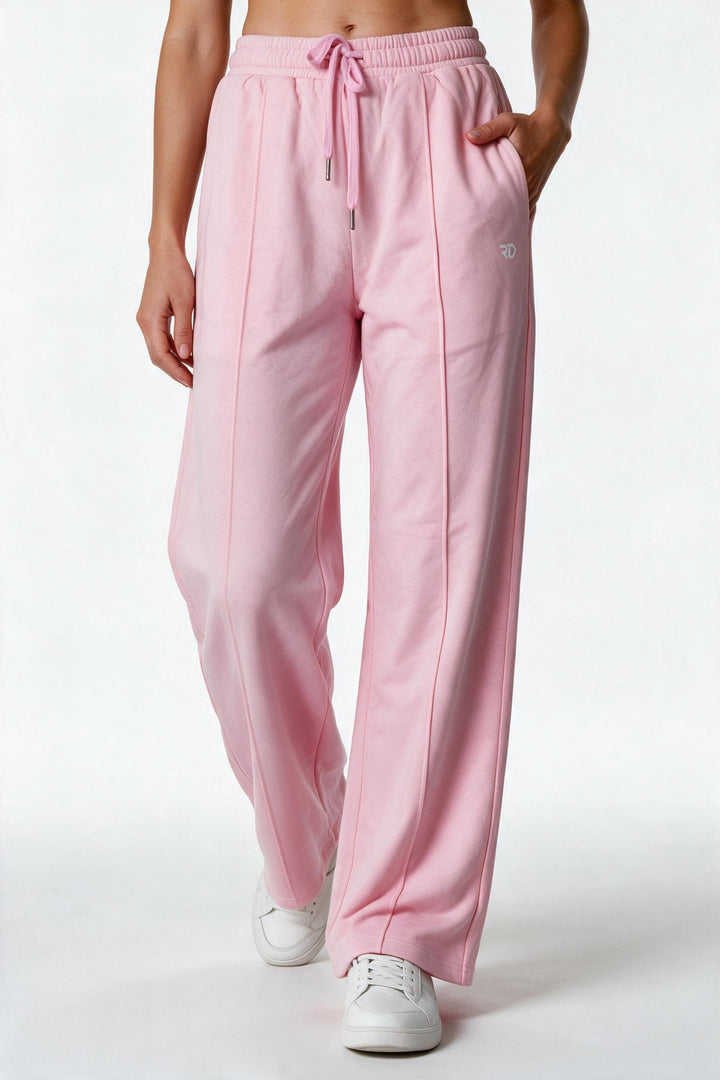 RELAXED FIT – Pantaloni Baggy Donna Wide Leg Rosa