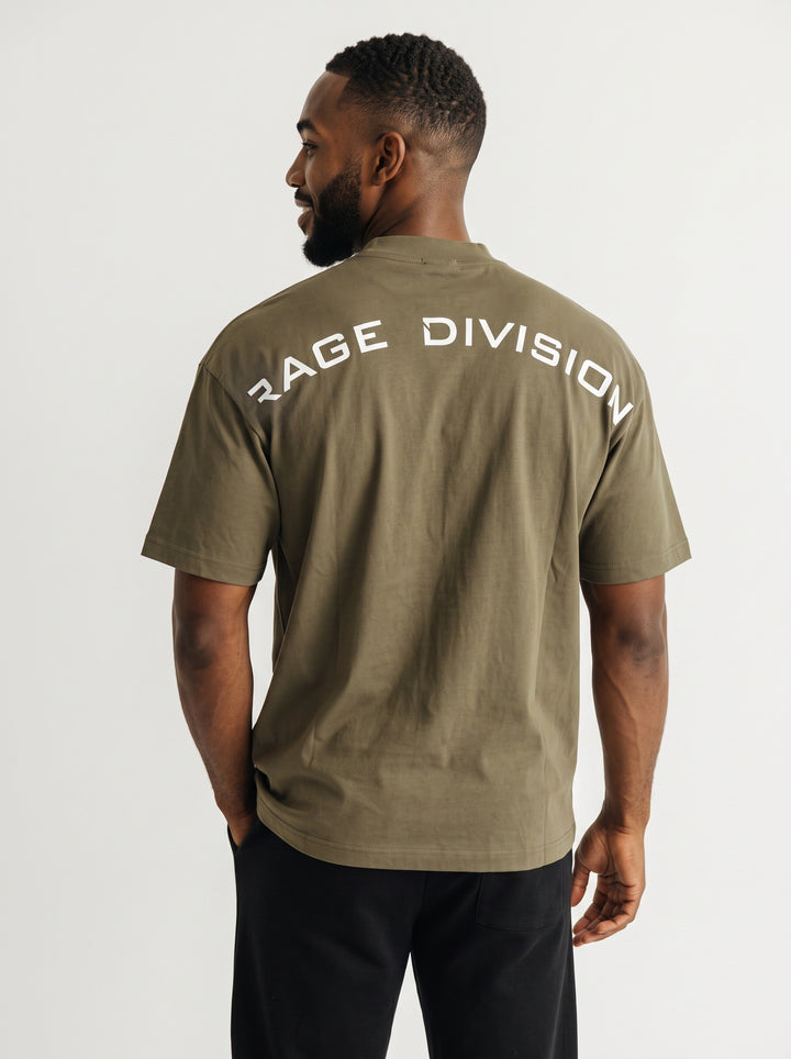 CORE OVERSIZE - T-shirt Palestra Verde Militare