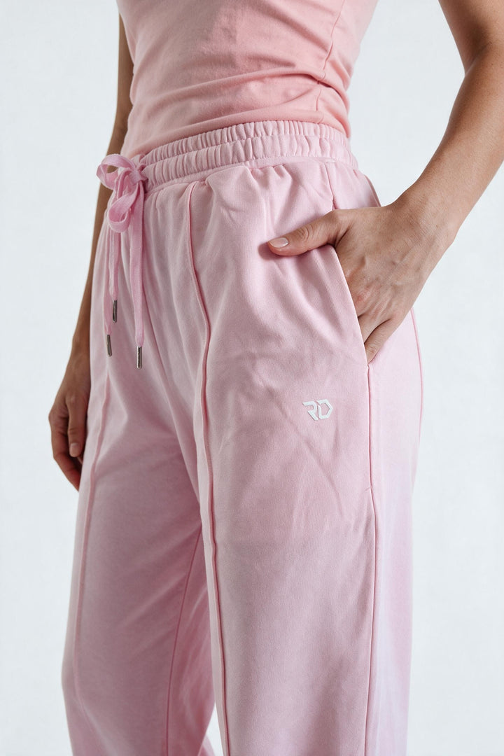 RELAXED FIT – Pantaloni Baggy Donna Wide Leg Rosa