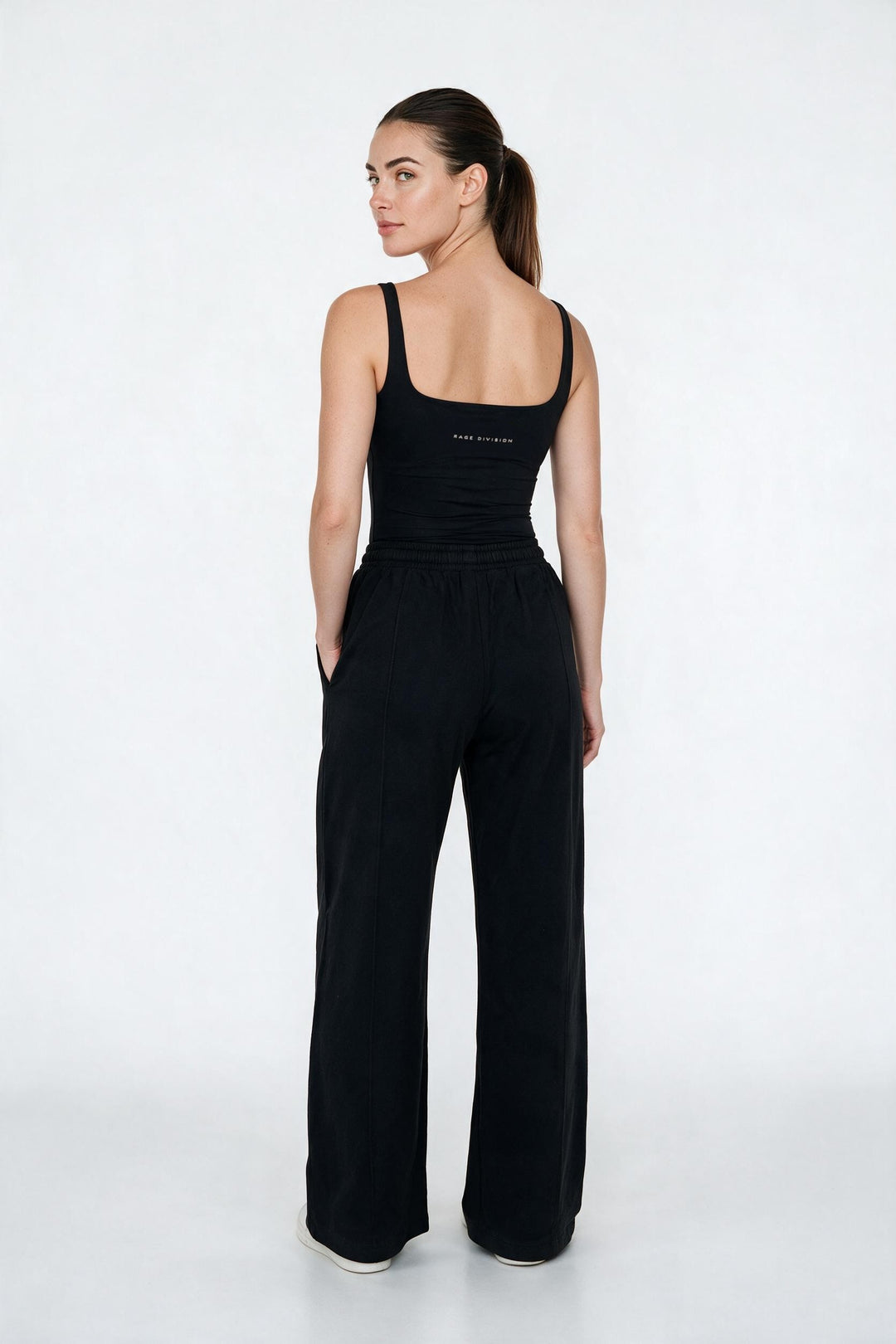 RELAXED FIT – Pantaloni Baggy Donna Wide Leg Nero