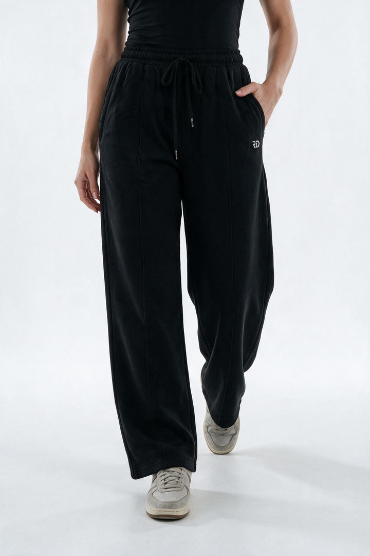 RELAXED FIT – Pantaloni Baggy Donna Wide Leg Nero