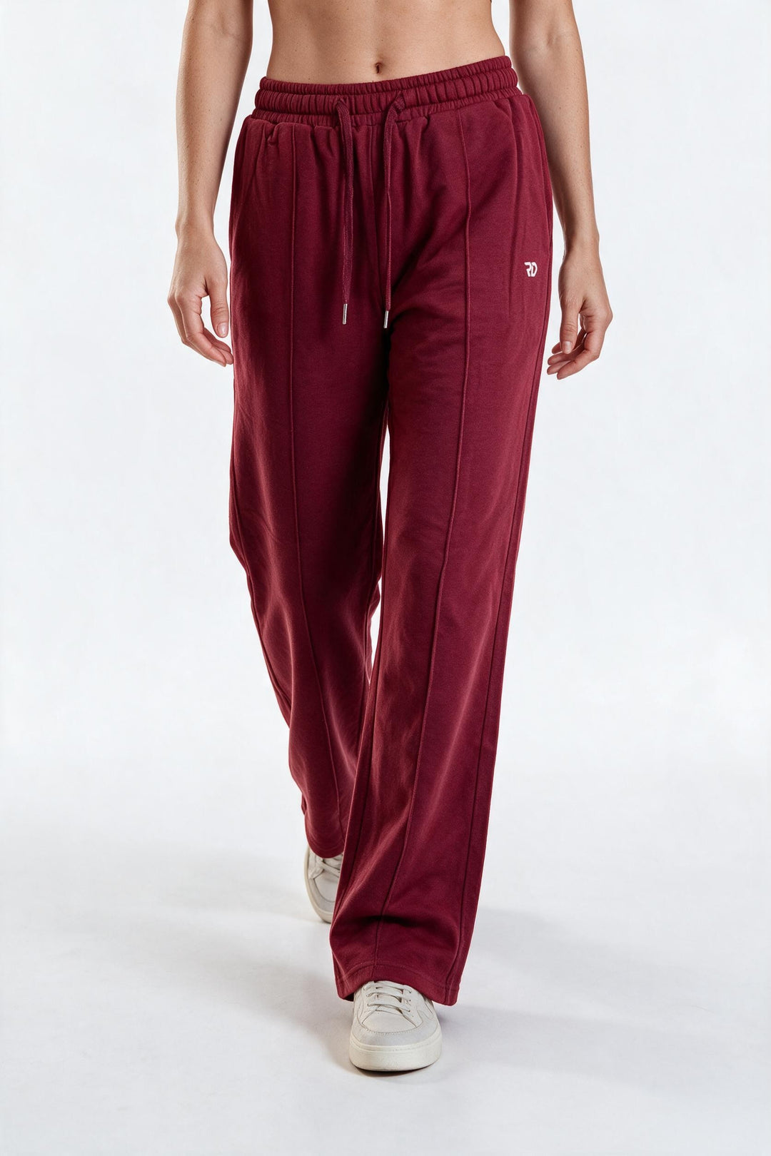 RELAXED FIT – Pantaloni Baggy Donna Wide Leg Bordeaux