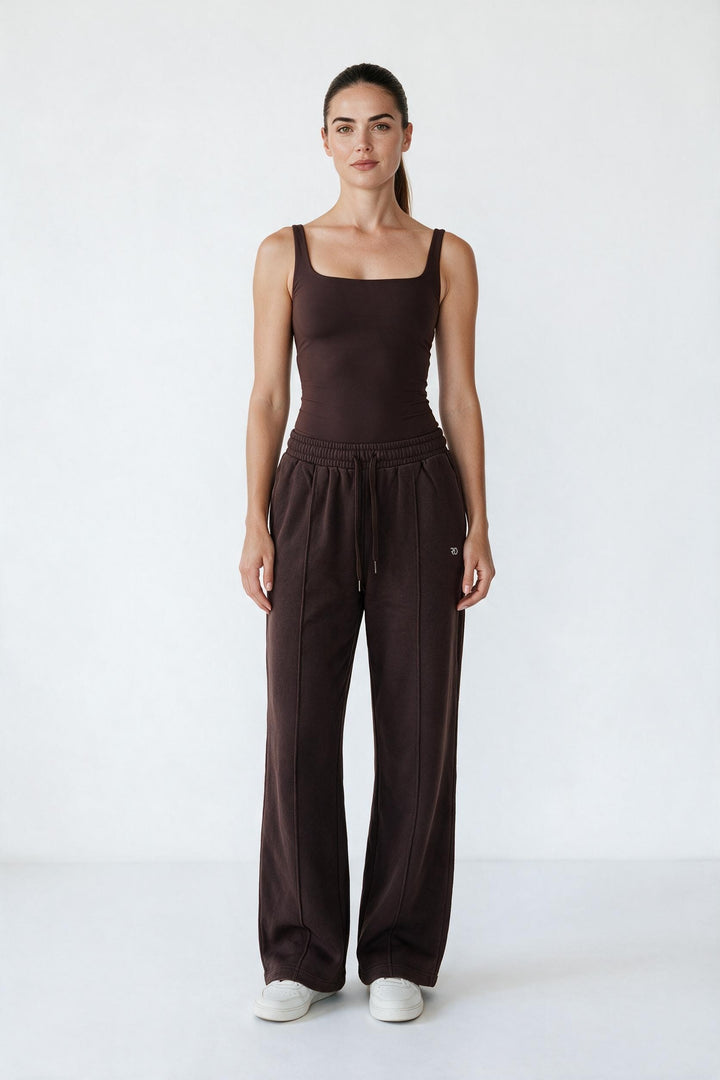 RELAXED FIT – Pantaloni Baggy Donna Wide Leg Marrone