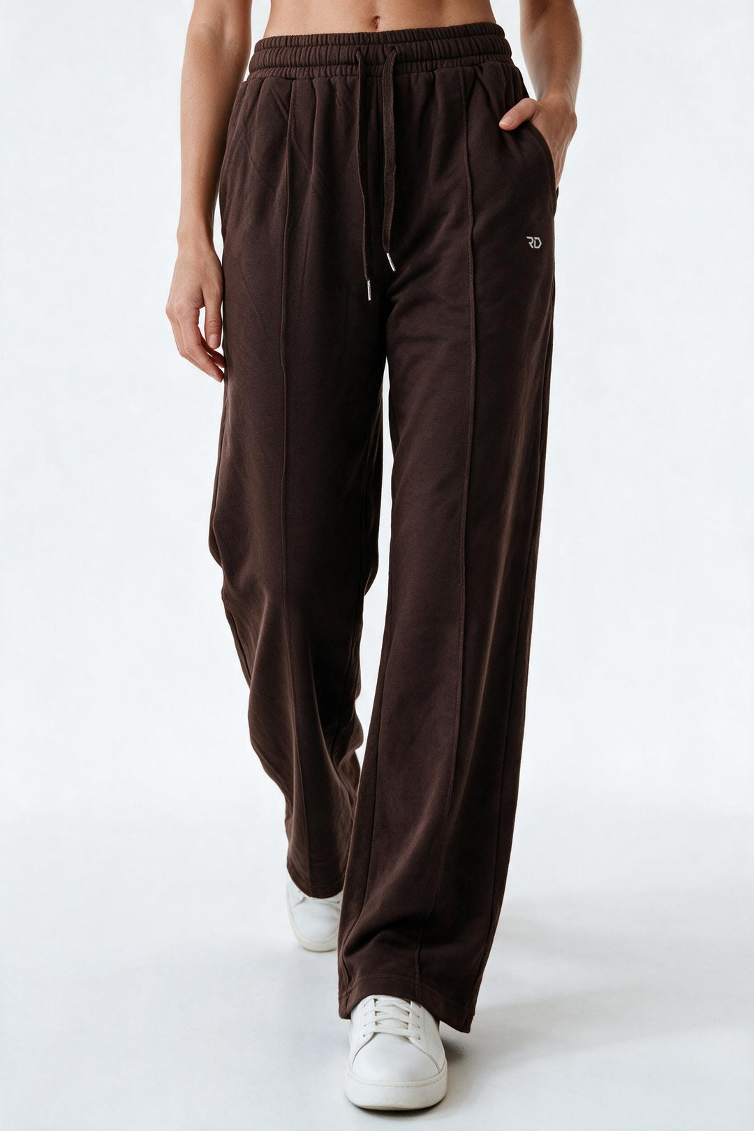 RELAXED FIT – Pantaloni Baggy Donna Wide Leg Marrone