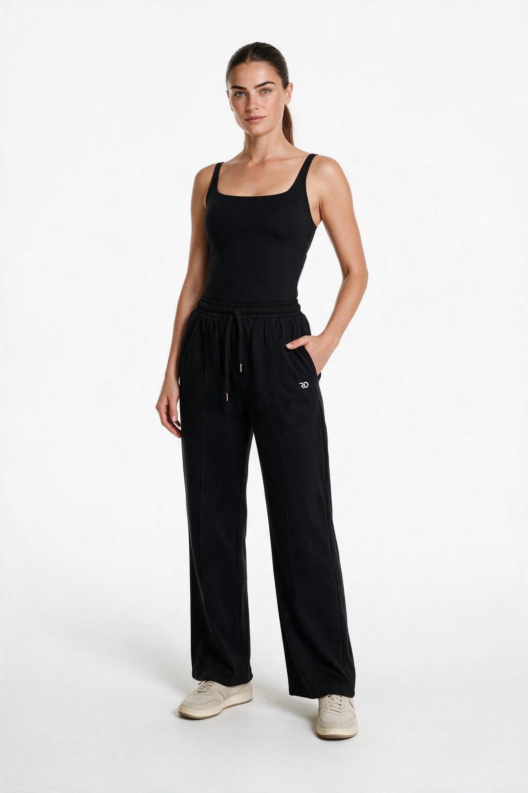RELAXED FIT – Pantaloni Baggy Donna Wide Leg Nero