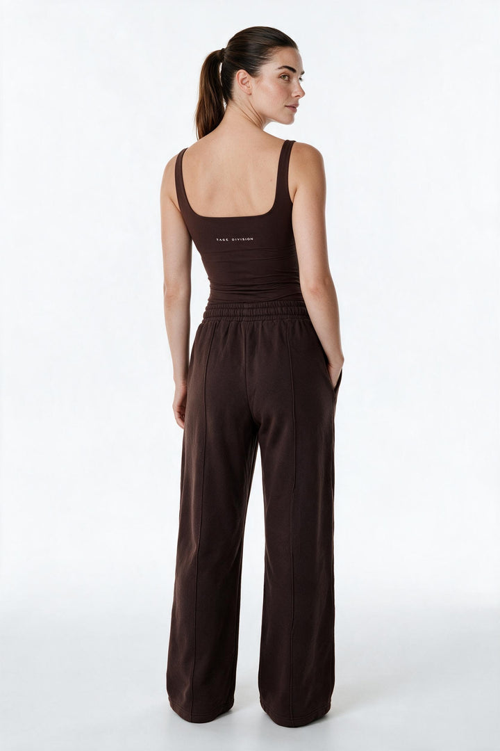 RELAXED FIT – Pantaloni Baggy Donna Wide Leg Marrone