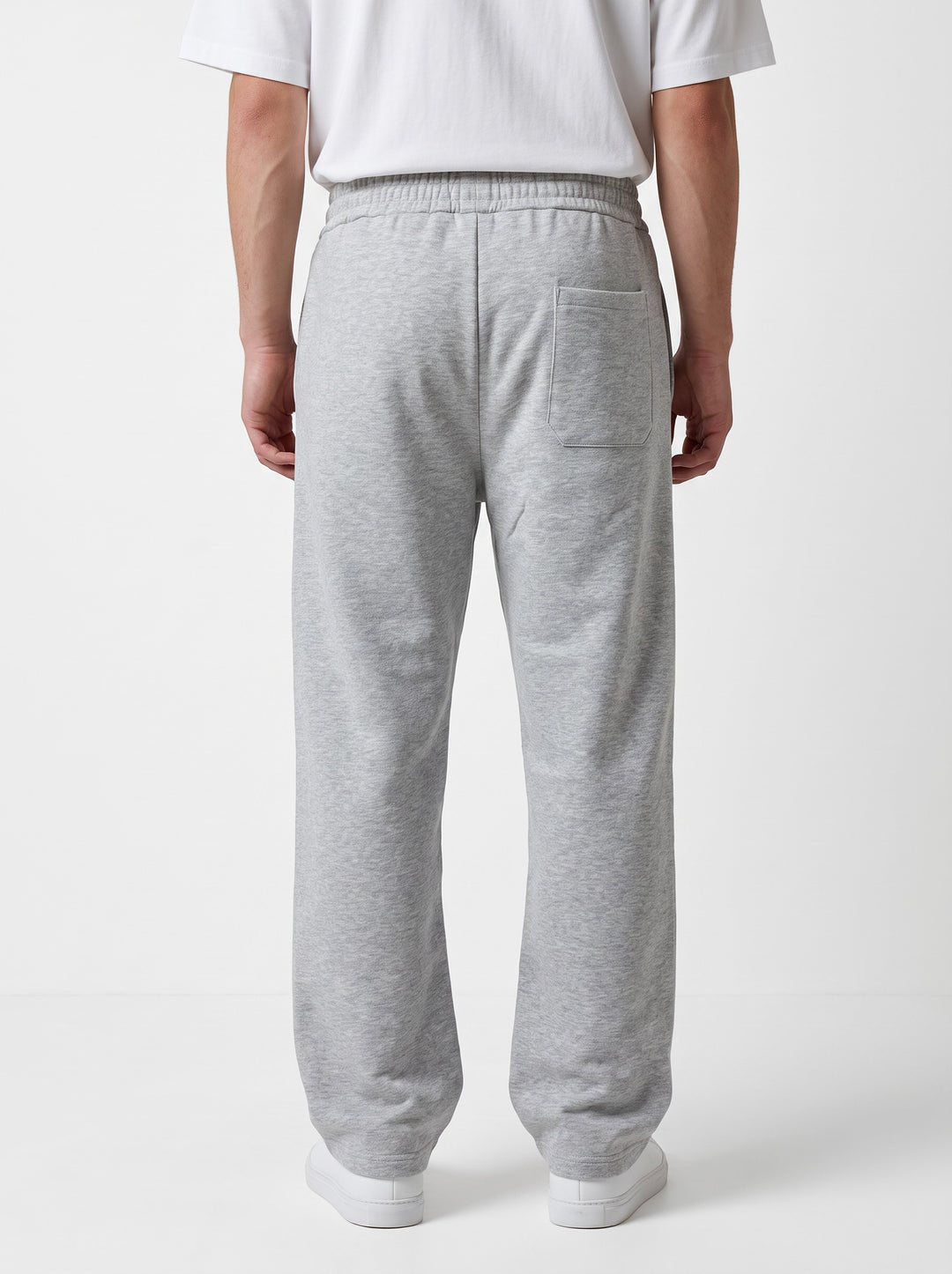 ESSENTIAL BAGGY – Pantaloni Tuta Uomo a Gamba Larga Grigio