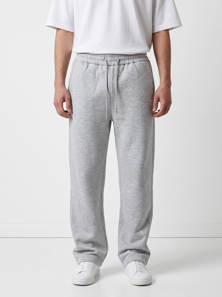 ESSENTIAL BAGGY – Pantaloni Tuta Uomo a Gamba Larga Grigio
