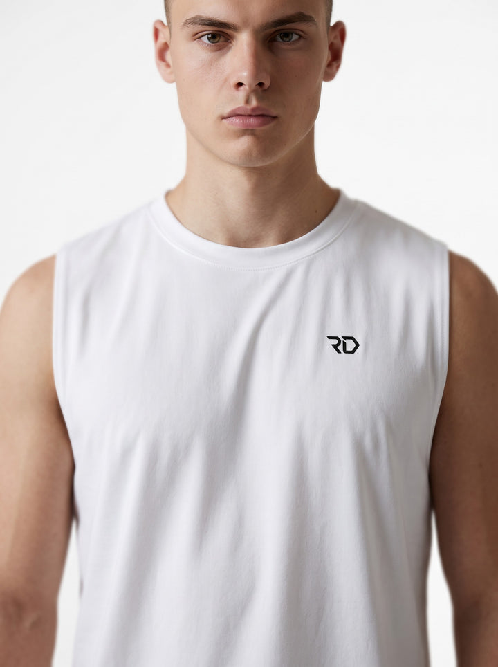 ESSENTIAL PERFORMANCE – Canotta Sportiva Bianco