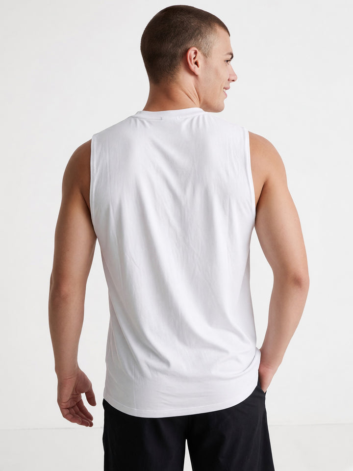 ESSENTIAL PERFORMANCE – Canotta Sportiva Bianco