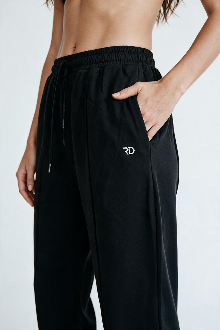 RELAXED FIT – Pantaloni Baggy Donna Wide Leg Nero