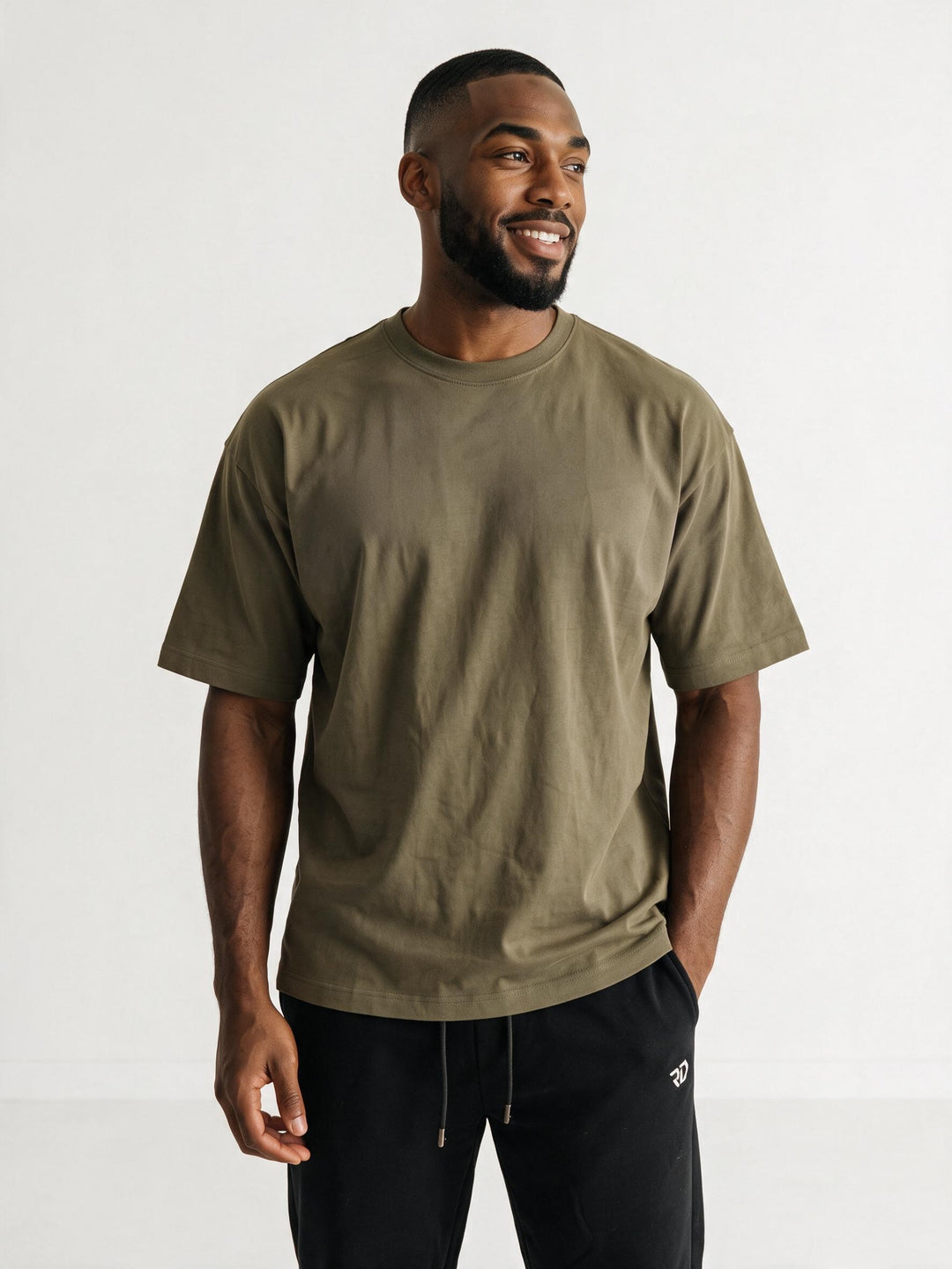 CORE OVERSIZE - T-shirt Palestra Verde Militare