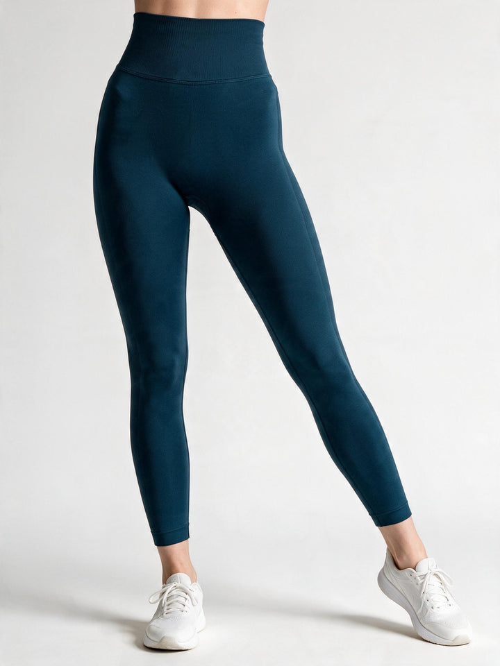 SCULPT LIFT - Leggins Sportivo High Band  Push Up Cyan