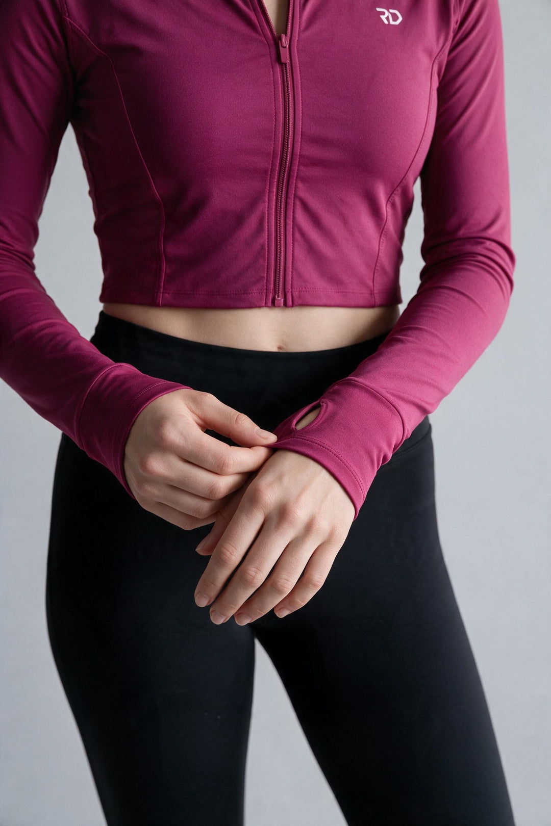 AURA FIT – Giacca Tecnica Donna con Zip Fucsia