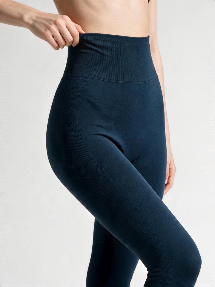 SCULPT LIFT - Leggins Sportivo High Band  Push Up Cyan